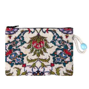 Çini Desenli Goblen Cüzdan