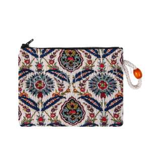 Çini Desenli Goblen Cüzdan