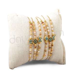 Zirkon Taşlı Figürlü Bileklik