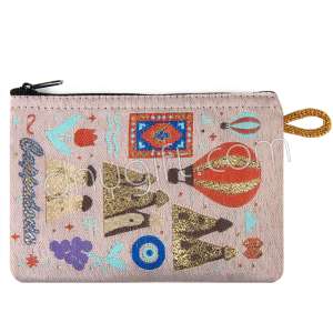 Kapadokya Desenli Dokuma Cüzdan