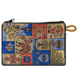 Kapadokya Desenli Dokuma Cüzdan