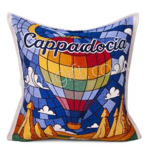 45x45 Otantik Goblen Kapadokya Minder