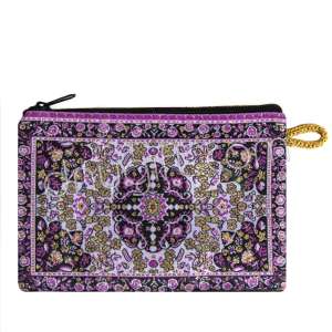 Kilim Desenli Dokuma Cüzdan