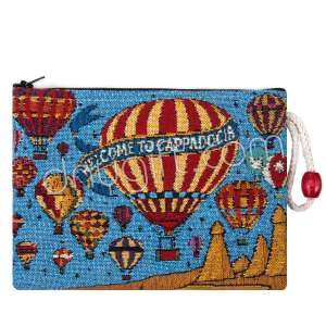 Kapadokya Desenli Goblen Cüzdan
