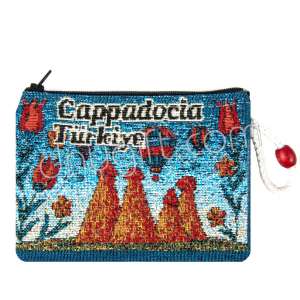 Kapadokya Desenli Goblen Cüzdan
