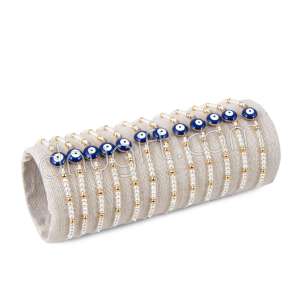 Nazar Boncuklu İncili Bileklik