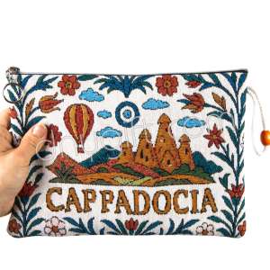 Goblen Klaç Çanta Kapadokya Desenli