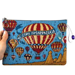 Goblen Klaç Çanta Kapadokya Desenli