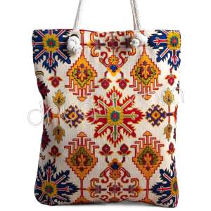Kilim Desenli Heybe Çanta