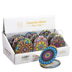 Makyaj Aynası Oval Mandala Desen
