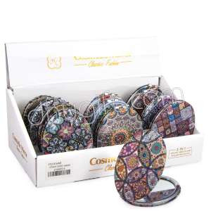 Makyaj Aynası Oval Mandala Desen
