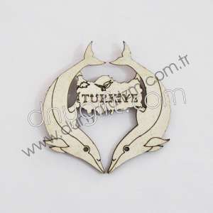 Fish Wooden Magnet 2