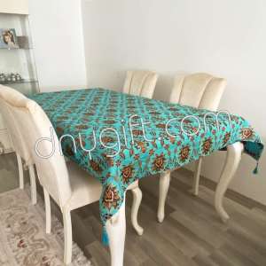 140x200 Table Cover Turquoise 2214