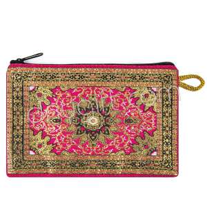 Turkish Kilim Patterned Woven Wallet 139