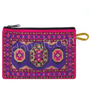 Turkish Kilim Patterned Woven Wallet 165