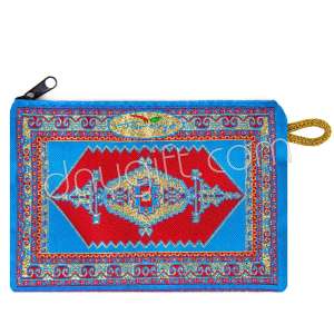 Turkish Kilim Patterned Woven Wallet 178